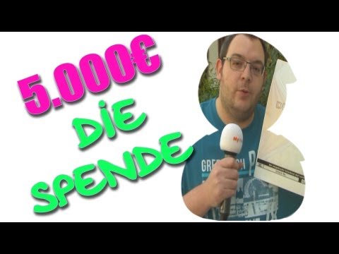 5.000 Euro - Die Spendenübergabe in München