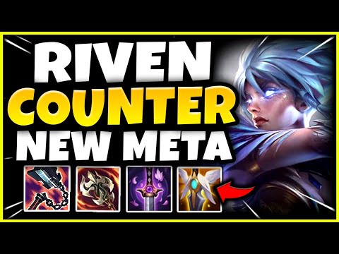RIVEN COUNTERS THE NEW META TOPLANER WITH EASE (THIS IS HOW) - Riven TOP Gameplay Guide S11