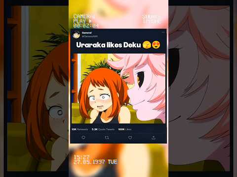 Uraraka likes Deku 🫣😍 | #myheroacademia #edit #amv #mha #anime