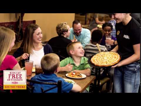 Kid's Eat FREE on Kid's Night at Pizza Ranch!
