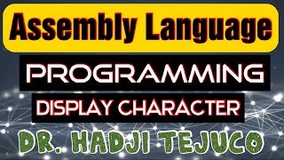 Assembly Language Tutorial - Part 6 (Coding in assembly)