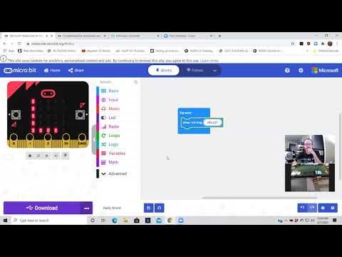 Micro:bit "Hello World!"  #micro:bit #robot #robotics