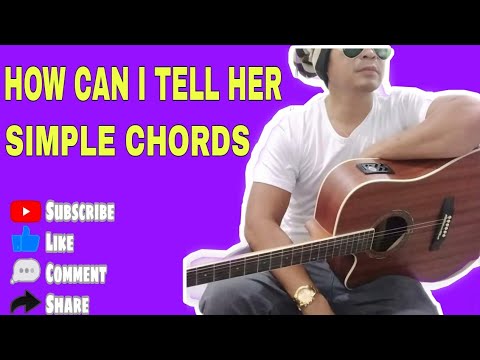 HOW CAN I TELL HER BY : LOBO SIMPLE CHORDS COVER BY :TOTO ANGELO MIX VLOGS