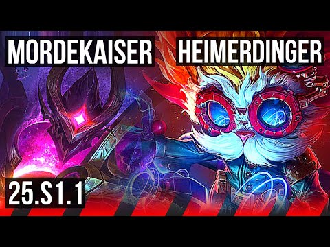MORDEKAISER vs HEIMERDINGER (TOP) | 5/1/4 | NA Master | 25.S1.1