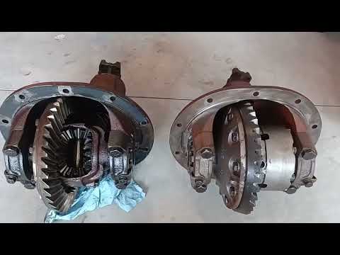 '55 Chevy Bel Air Hardtop - ID & Swapping a 411 Posi, brake shoe and axle gasket replacement.