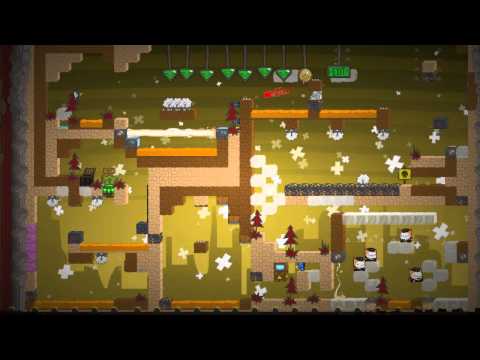 BattleBlock Theater - 7-5 Insane Coop A++ Rating Playthrough (Chapter 7, Act 2, Scene 2)