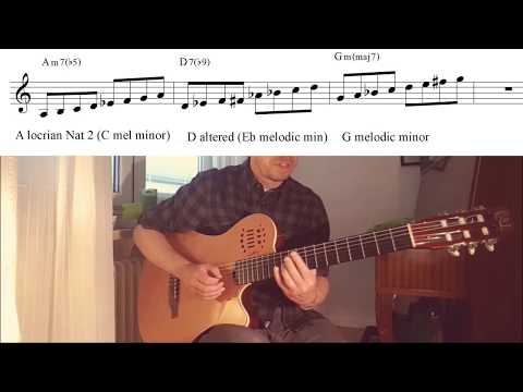 How to use minor scales (Jazz Guitar Lesson 27)