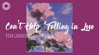 Can&#39;t help falling in love - Kina Grannis ( Piano Version) lyrics // Crewld
