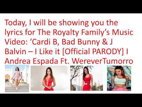 Cardi B, Bad Bunny & J Balvin - I Like It [OFFICAL PARODY] Andrea Espada Ft. WereverTumorro