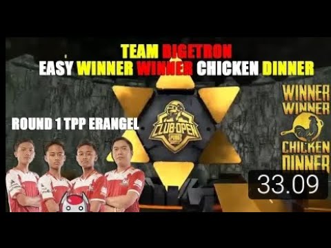 PUBG PMCO 2019 ROUND 1 - BIGETRON (BTR) WINNER WINNER CHICKEN DINNER ERANGLE