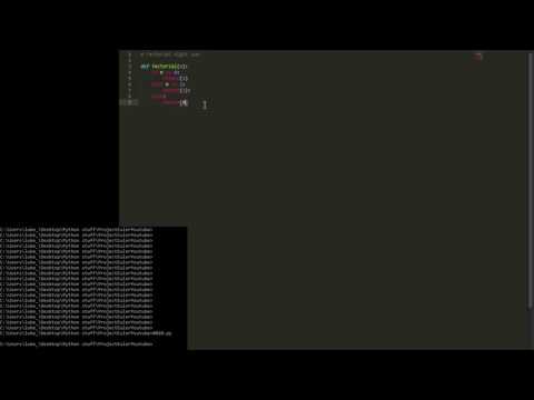 Python Beginner Tutorial Series Using Project Euler 20 Factorial Digit Sum