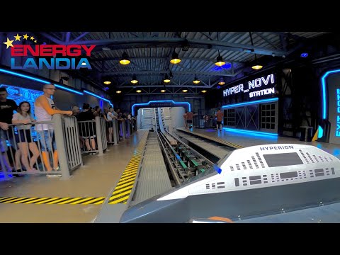 HYPERION Mega Coaster, Wing Seat Front Row POV, Energylandia