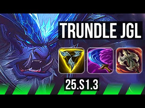 TRUNDLE vs JARVAN IV (JGL) | 18/2/13, Quadra, Rank 6 Trundle, Legendary | EUNE Challenger | 25.S1.3