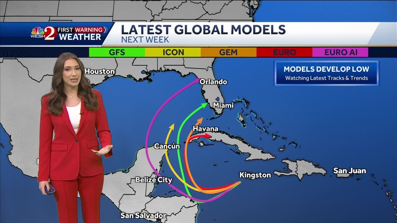 NHC says tropical depression could form in Caribbean soon, models show possible path toward Florida