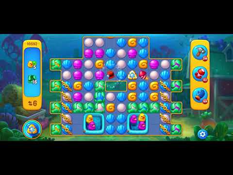 Fishdom level 10592 no boosters フィッシュダム ノーマル