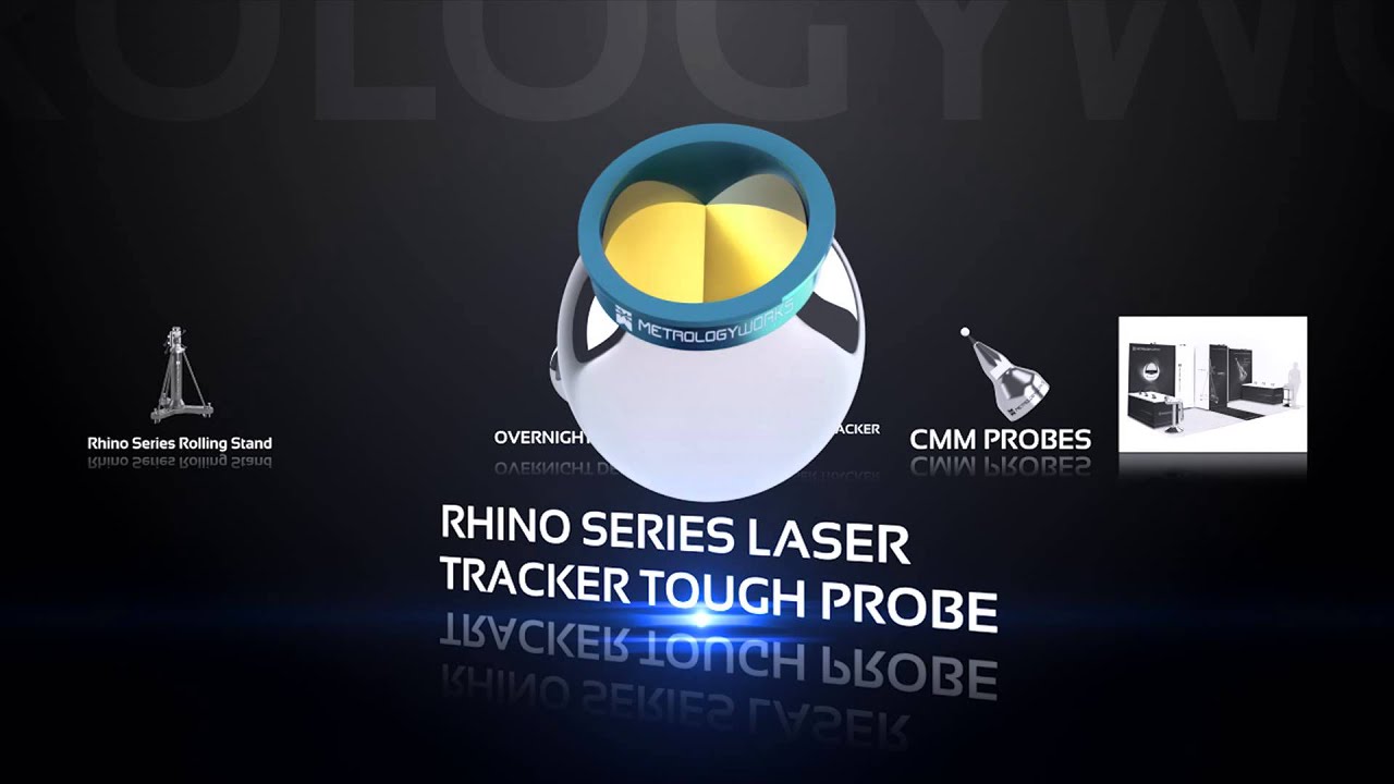 MetrologyWorks Laser Tracker SMR, Faro Arm Probes, Metrology Rolling Stand