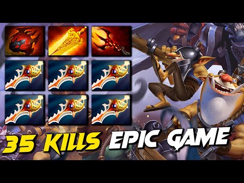 Techies 3 Hours Game 35 KILLS - Dota 2 Pro Gameplay [Watch & Learn]