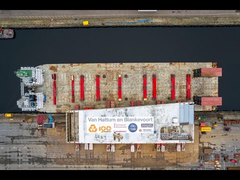 Timelapse te water laten elementen fietsenstalling Station Amsterdam Centraal