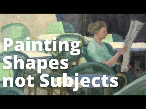 Painting Shapes, not Subjects