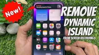 How to Remove Dynamic Island from Screen Recordings on iPhone