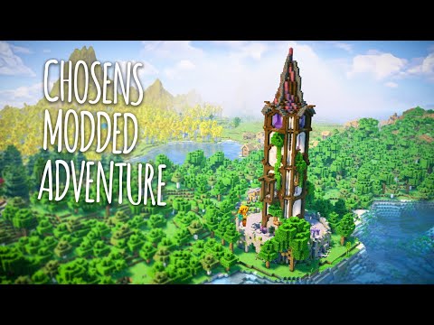 ChosenArchitect - Chosen's Modded Adventure EP5 Wizard Tower Build + Ars Nouveau Early Source Generation