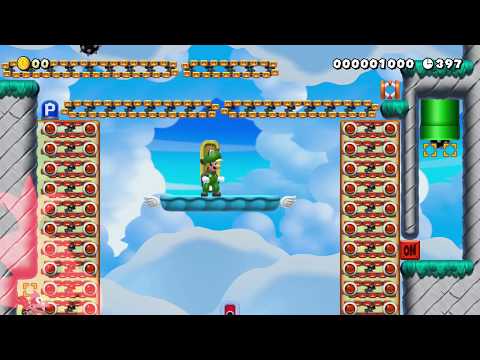 Conveyor Cliffs by keepers 🍄 Super Mario Maker 2 😶 No Commentary　#aco