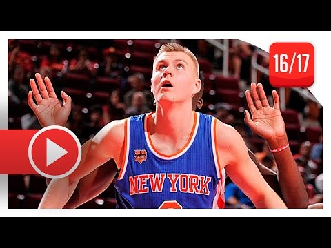 Kristaps Porzingis Full PS Highlights vs Rockets (2016.10.04) - 22 Pts