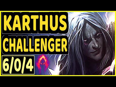 INNAXE (KARTHUS) - 6/0/4 KDA CHALLENGER GAMEPLAY - EUW