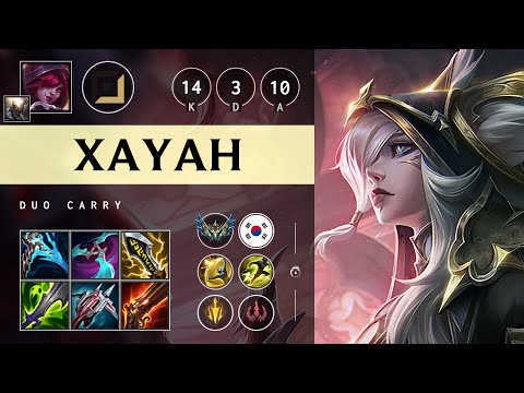 Xayah ADC vs Sivir - KR Challenger Patch 25.07