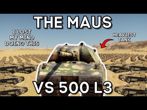 (Part 3) Testing MAUS vs 500 L3 - Will Maus Kill All or Will L3 Kill Maus? - WAR THUNDER