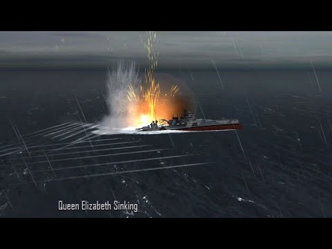 Magazine explosion on every Allies Battleships - Atlantic Fleet