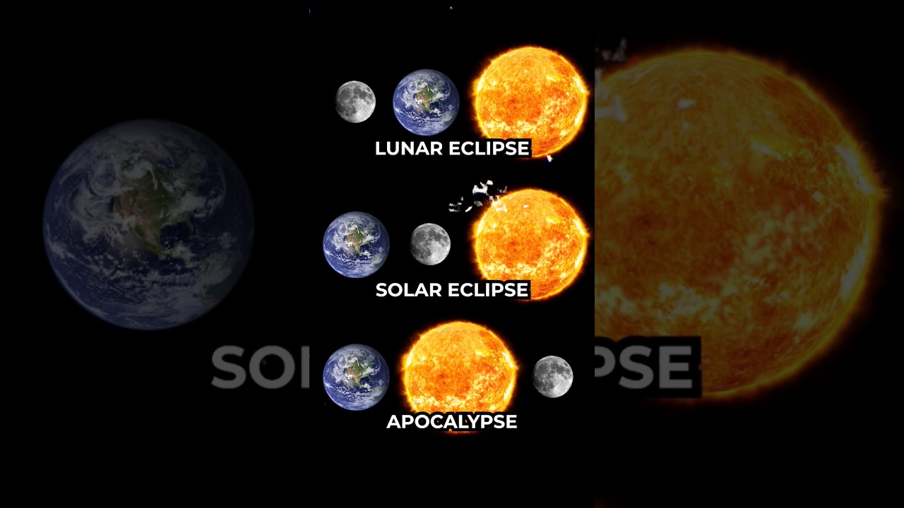 Know the difference. #space #eclipse