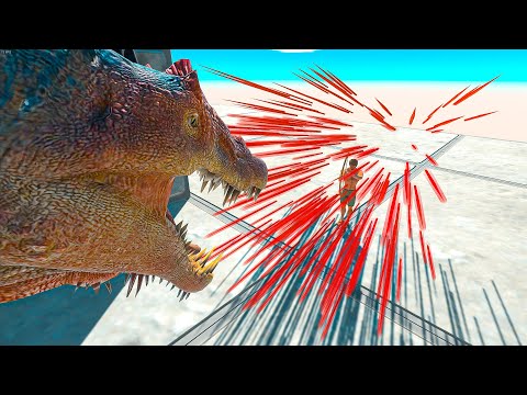 100x Dinosaurs vs INSANE ARCHER 2 - Animal Revolt Battle Simulator
