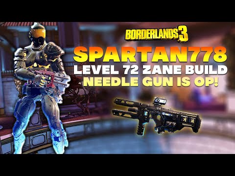 MY LEVEL 72 ZANE BUILD "SPARTAN778" SHREDS ALL CONTENT! THE NEW BEST GUN ON ZANE! - Borderlands 3
