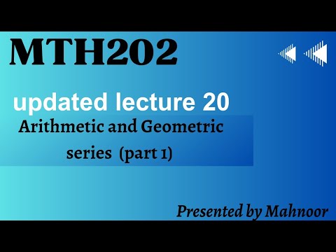 mth202 short lecture 20 part 1 | vu updated short lecture 2024 | by Mahnoor
