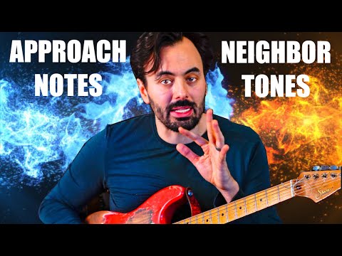 Make Your Major Scale Sound Like Colorful Jazz Lines w/ Approach Notes & Neighbor Tones