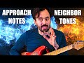 Make Your Major Scale Sound Like Colorful Jazz Lines w/ Approach Notes & Neighbor Tones