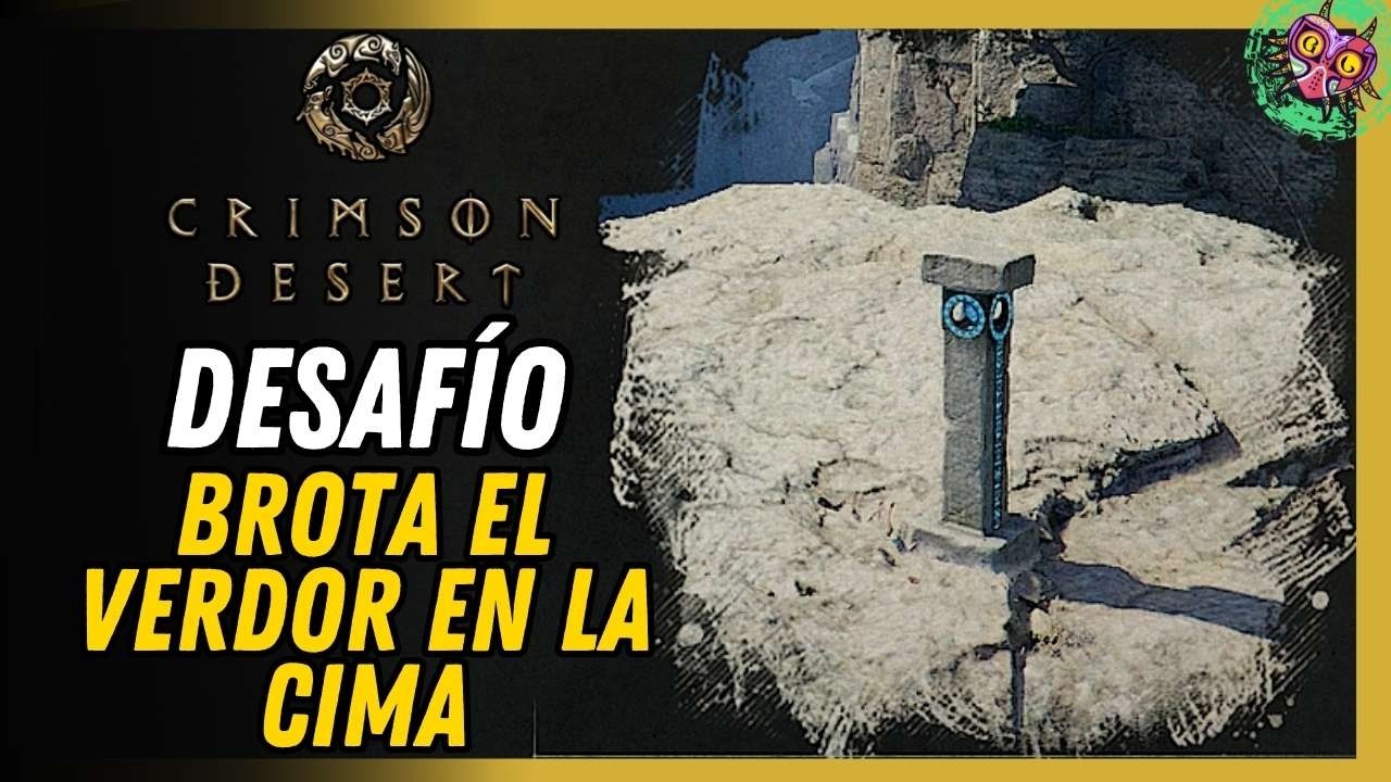 Brota el verdor en la cima Ubicación Crimson Desert