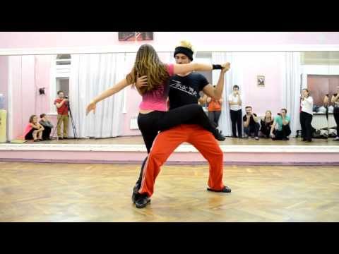 Kamacho and Ana, zouk demo 8 in Ukraine
