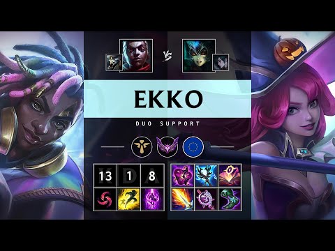 Ekko Support vs Nami: Godlike - EUW Master Patch 14.24