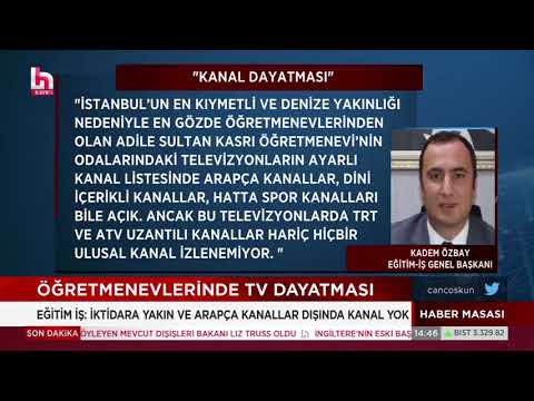 Genel Başkanımız Kadem Özbay`ın, Öğretmenevleri ile ilgili açıklamaları Halk Tv`de yer aldı. | EĞİTİM İŞ