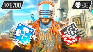 INSANE MIRAGE 28 KILLS & 6700 DAMAGE (Apex Legends Gameplay)