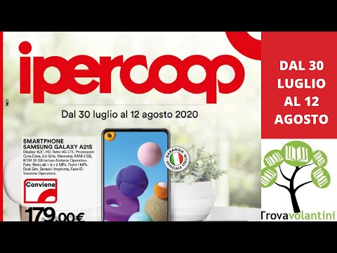 IPERCOOP volantino de 30 de julho a 12 de agosto de 2020
