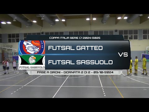 FUTSAL GATTEO VS FUTSAL SASSUOLO - COPPA ITALIA SERIE C1 24/25 [SINTESI RIDOTTA] - 09/10/2024