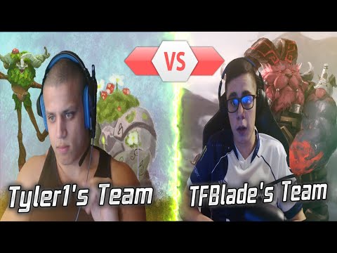 Tyler1's Team VS TFBlade's Team - Twitch Rivals Scrims #4 (22 .09.2020)