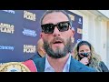 CALEB PLANT TALKS GETTING PUNCHED BY TRIGGED CANELO IN NEAR BRAWL AT FACE OFF "ITS JUST A SCRATCH"