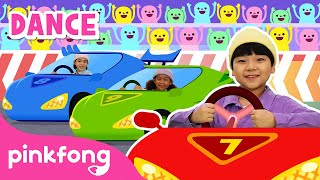 [4K] Racecars | Kids Rhymes | Let&#39;s Dance Together! | Pinkfong Songs for Kids