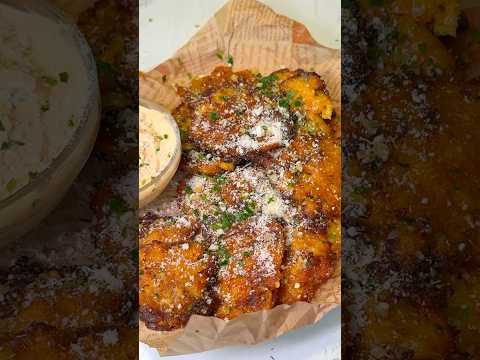 Crispy Smashed Potatoes with Garlic-Chili Butter