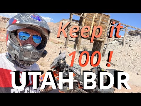 Utah Backcountry discovery route: Keep it 100 film festival entry. 2021 KTM 890 adventure R @RideBDR
