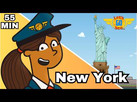 Pilot Life for Kids 🌍 | Flying to New York City | Travel Adventure & Fun Learning | let's Go See - Kingdom Kids Zone, Little Learners - Let's Go See